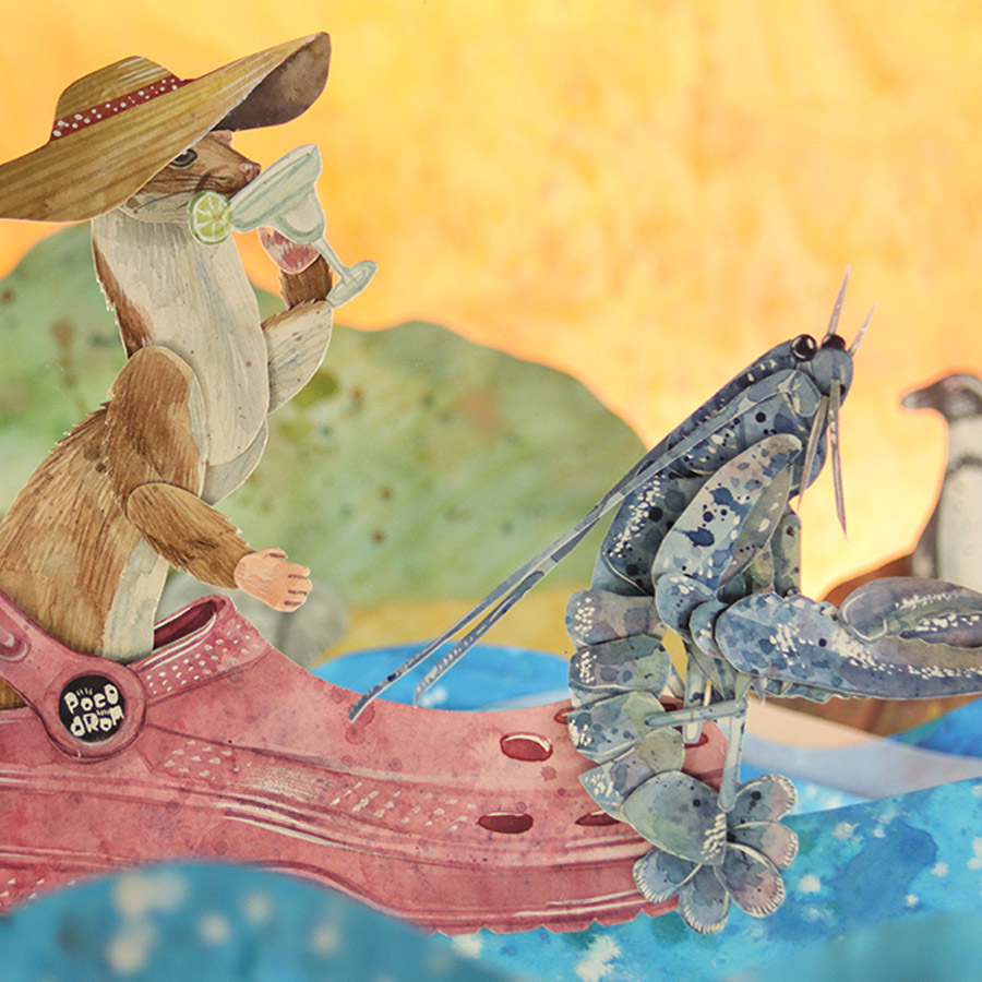 Along Came A Weasel: Caroline Rudge